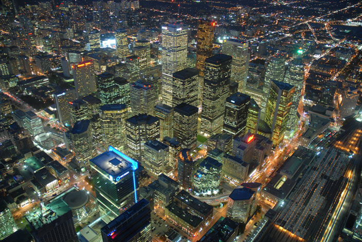 From the CN Tower - Toronto